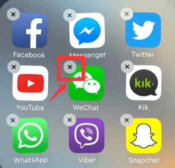 كيفية حذف تطبيق WeChat من الشاشة الرئيسية لجهاز iPhone الخاص بك