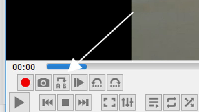 Loop Button in VLC Media Player