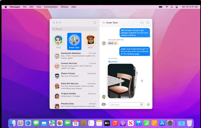 نقل الرسائل النصية من iPhone إلى الكمبيوتر على جهاز Mac الخاص بك