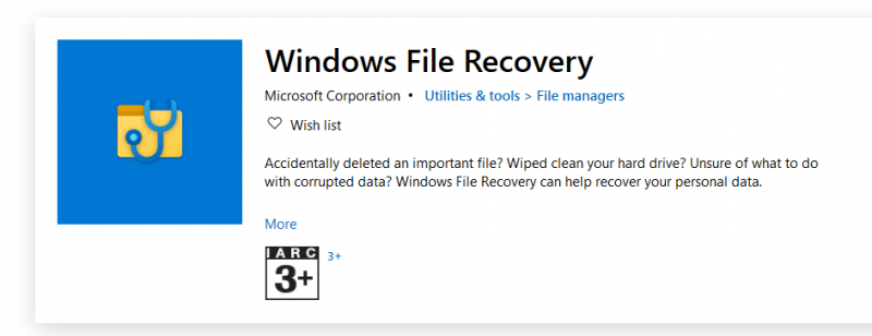 استرداد الملفات باستخدام أداة استرداد ملفات Windows