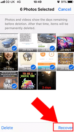 كيفية استرداد مقاطع الفيديو والصور المحذوفة من iPhone