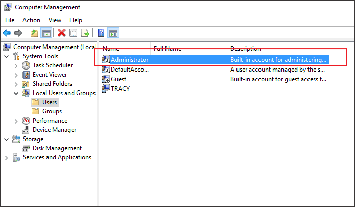 استعادة بياناتك بعد أن حذف Windows Update كل شيء عن طريق تمكين حساب مسؤول Windows 10