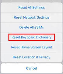 احذف سجل لوحة مفاتيح iPhone بشكل دائم