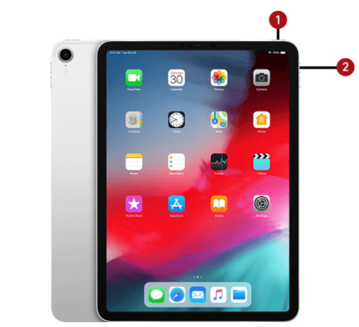 أعد تشغيل iPad عندما لا تتمكن من حذف الصور من iPad