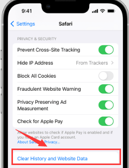 قم بتحديث ذاكرة التخزين المؤقت لـ Safari الخاصة بـ iPhone