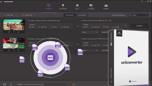 تحويل WLMP إلى MOV باستخدام UniConverter