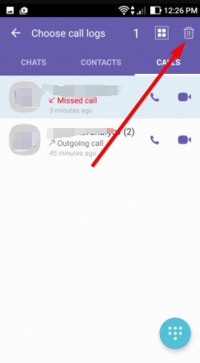 احذف سجل مكالمات Viber على جهازك يدويًا