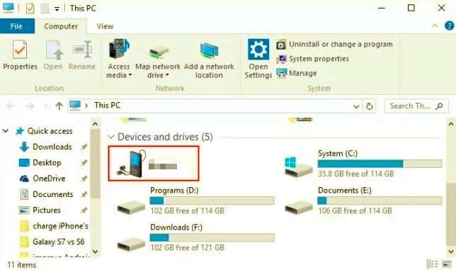 انقل الصور من هاتف Samsung إلى جهاز كمبيوتر عبر كابل USB