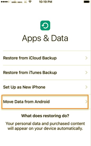 انقل الصور إلى iPhone باستخدام تطبيق Move to iOS