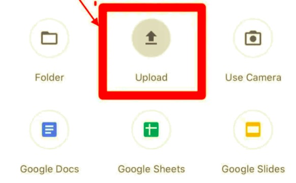 انقر فوق تحميل على Google Drive لنقل الصور من iPhone إلى الكمبيوتر الشخصي دون استخدام iTunes