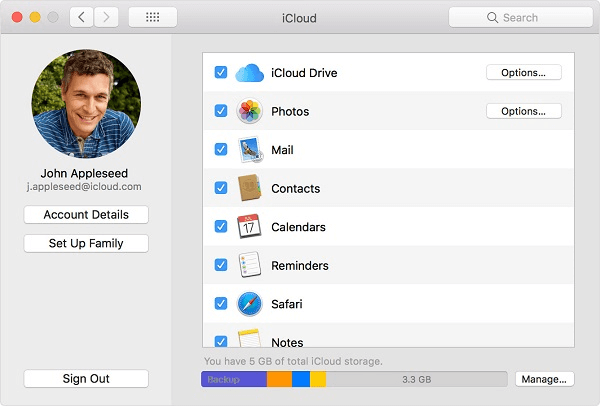 انقل iPhone إلى Mac باستخدام iCloud Drive