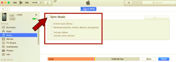 نقل الأغاني من iPod إلى Mac باستخدام Finder