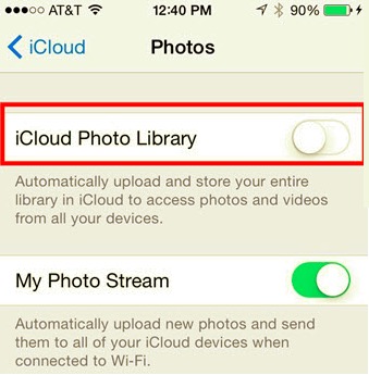 انقل الصور من iPhone إلى القرص الصلب باستخدام مكتبة صور iCloud