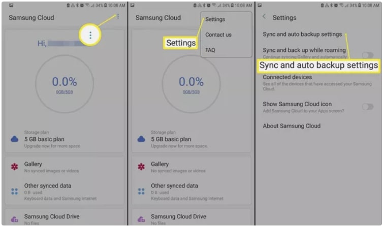 انقل Samsung Notes إلى هاتف جديد باستخدام Samsung Cloud