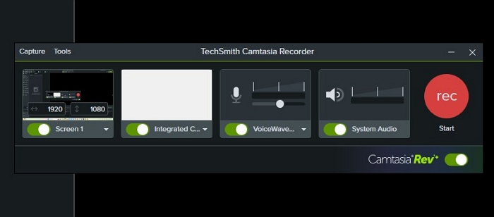 برنامج كامتاسيا لتسجيل الشاشة لنظام ماك