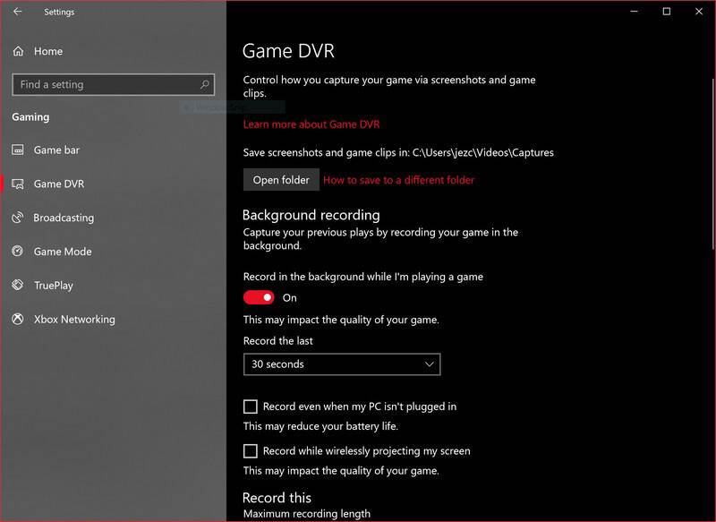 قم بتسجيل طريقة لعب Xbox باستخدام Game DVR