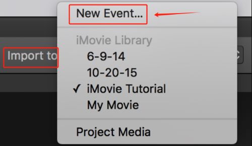 سجل عموديًا على نظام Mac عبر iMovie
