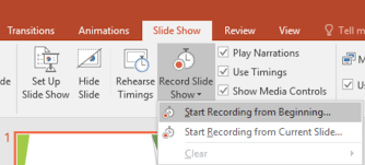 تسجيل شاشة Windows 10 مع الصوت باستخدام PowerPoint