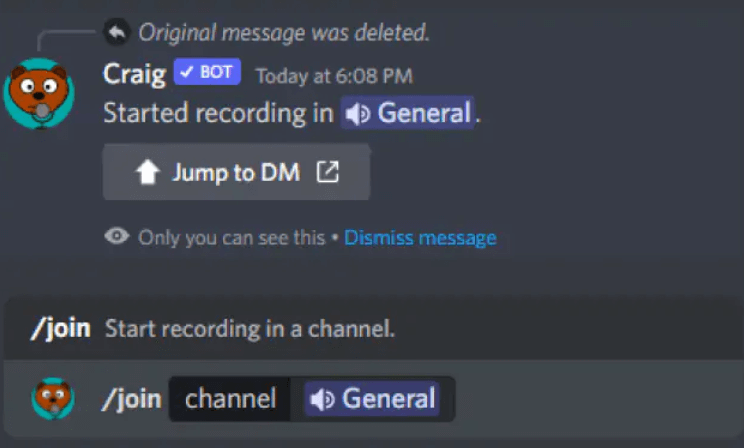 قم بتسجيل مكالمة Discord على الهاتف عبر Craig Bot