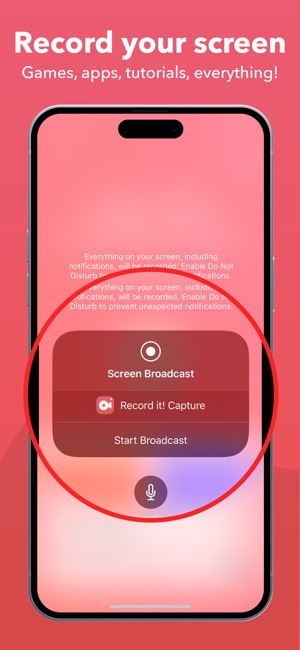 سجل MP4 على أجهزة iOS عبر Record It
