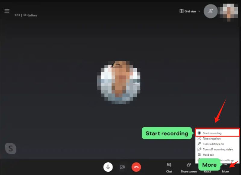 تسجيل مكالمة فيديو Skype على نظام Mac