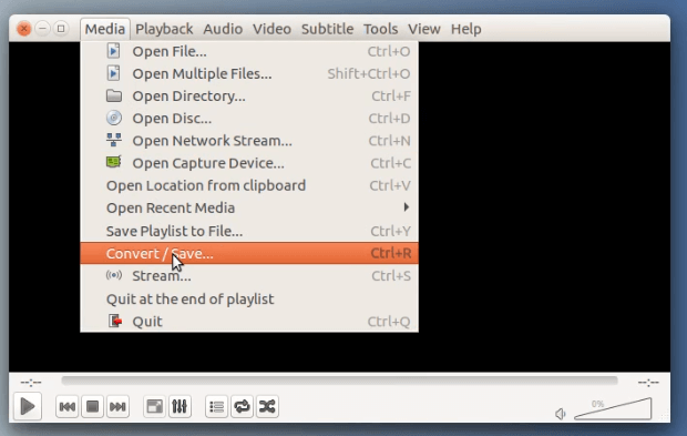 تسجيل الفيديو باستخدام برنامج VLC