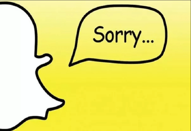 فشل إرسال Snapchat