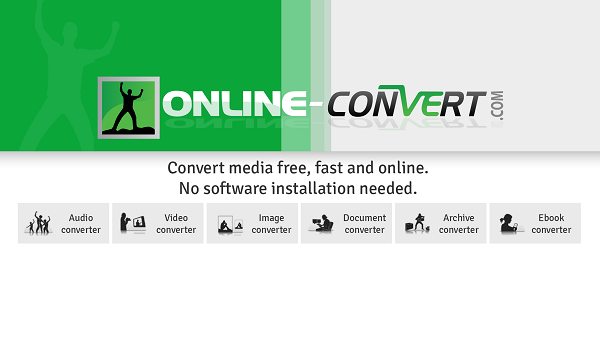 تحويل AVCHD إلى MP4 في OnlineConverter.com