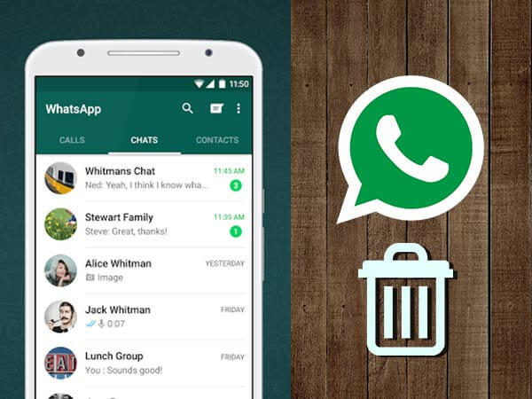 إضافة جهات اتصال Whatsapp Delete