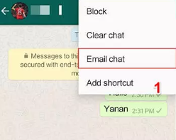 كيفية عمل نسخة احتياطية من رسائل WhatsApp على iPhone باستخدام البريد الإلكتروني؟