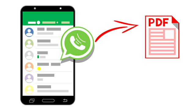 كيفية تصدير WhatsApp Chat إلى PDF