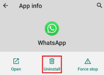 أعد تثبيت تطبيق WhatsApp