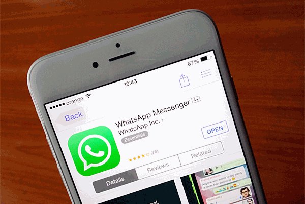 تحديث Whatsapp على Iphone