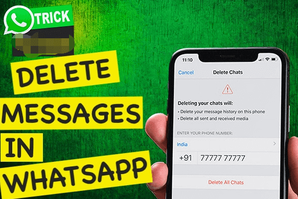 احذف بيانات WhatsApp على iPhone