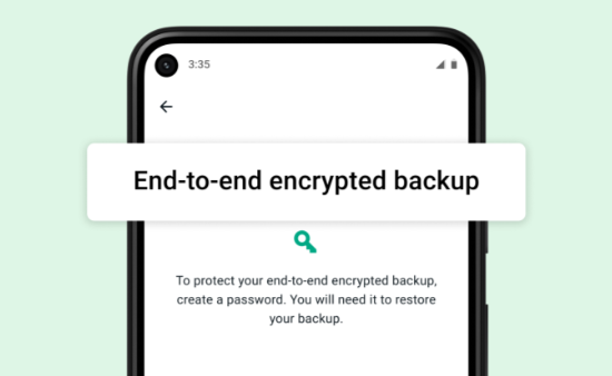 قم بتنشيط End to End Encrypted Backup في WhatsApp