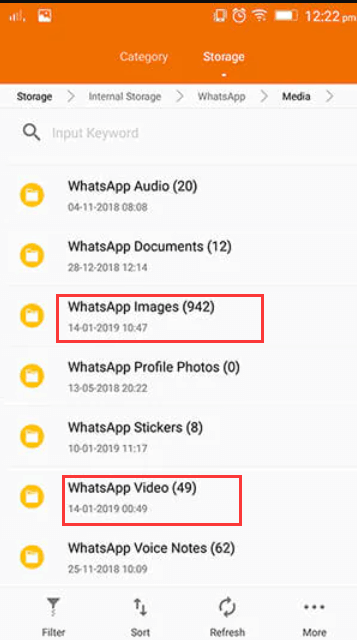 xport WhatsApp Media إلى محرك أقراص ثابت خارجي لمستخدمي Android