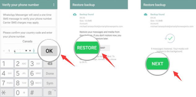 كيفية استرداد رسائل WhatsApp المحذوفة عبر Google Drive