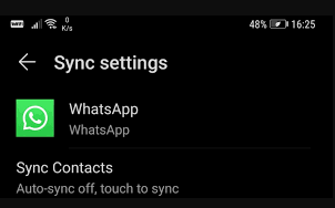 قم بتحديث WhatsApp Sync لإصلاح عدم ظهور أسماء جهات اتصال WhatsApp