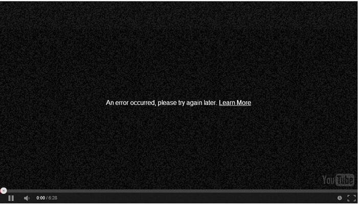 يوتيوب فيديو وضع الشاشة السوداء